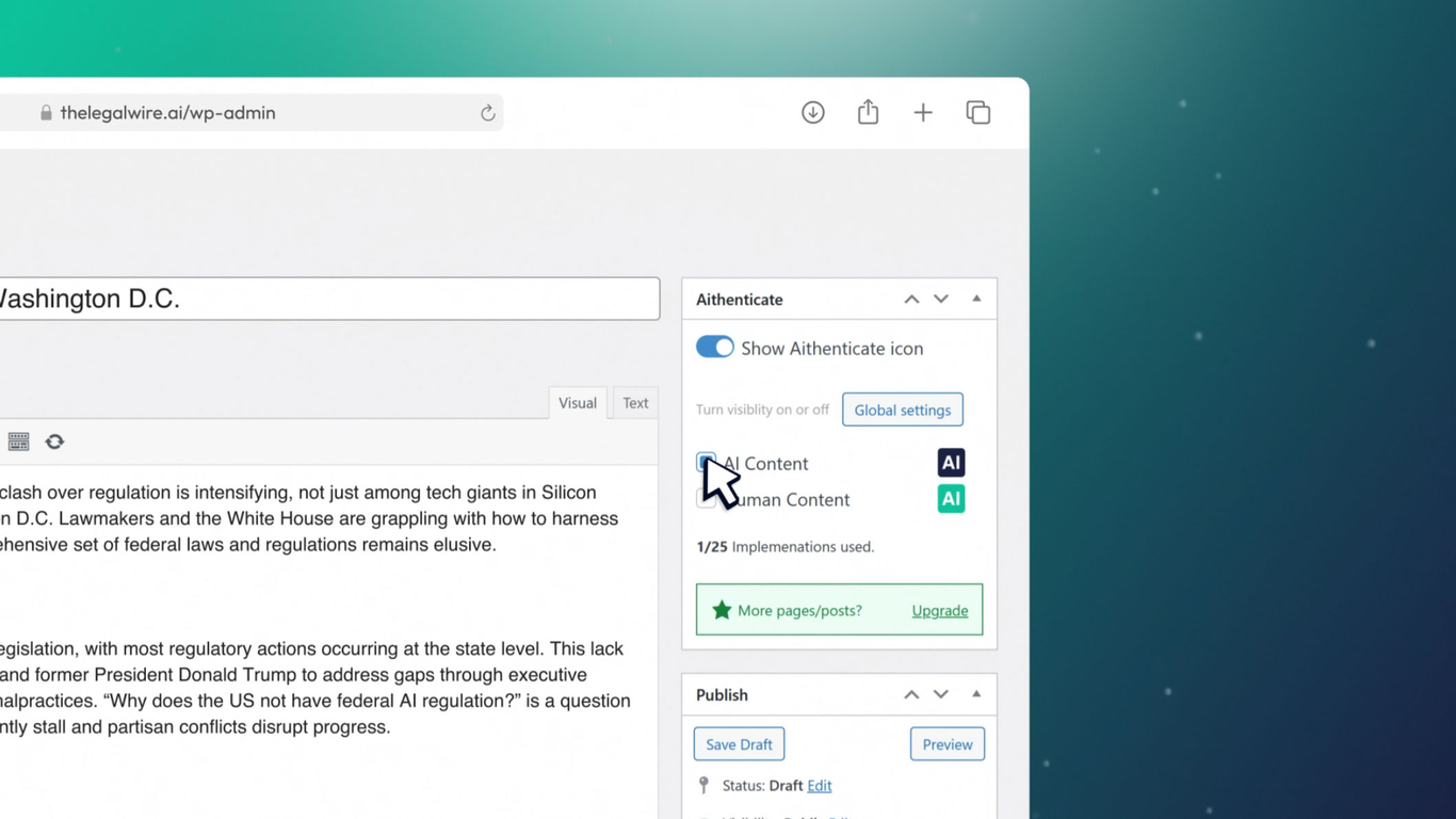 Aithenticate screenshot