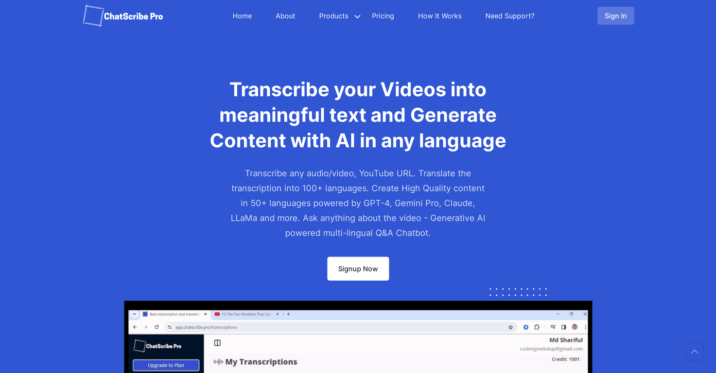 ChatScribe Pro screenshot