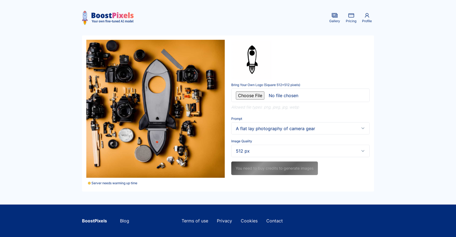 BoostPixels Flat screenshot
