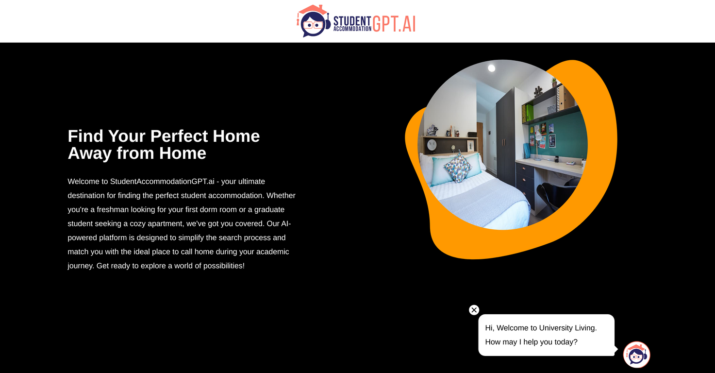 StudentAccommodationGPT.ai screenshot