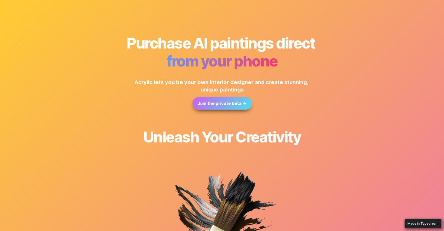 Acrylic screenshot