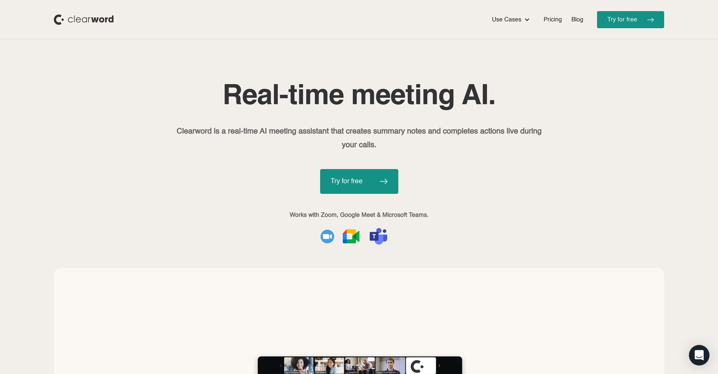 Clearword screenshot