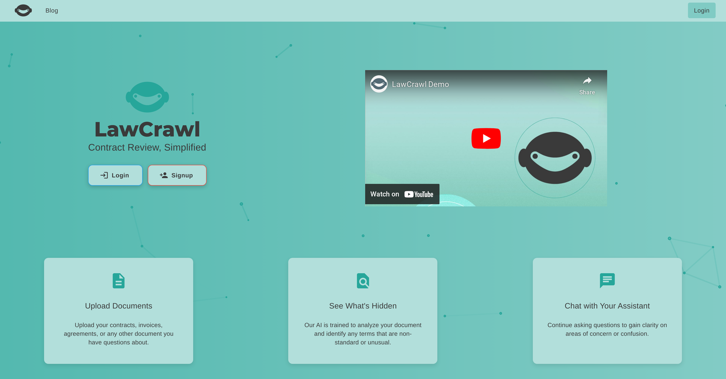 LawCrawl screenshot