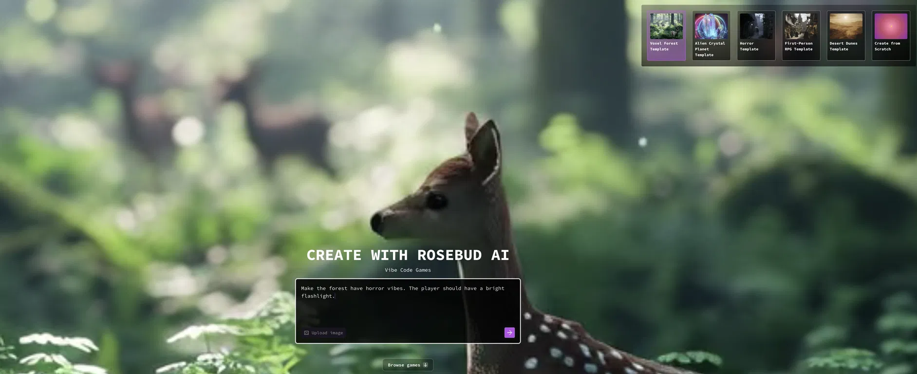 Rosebud AI screenshot