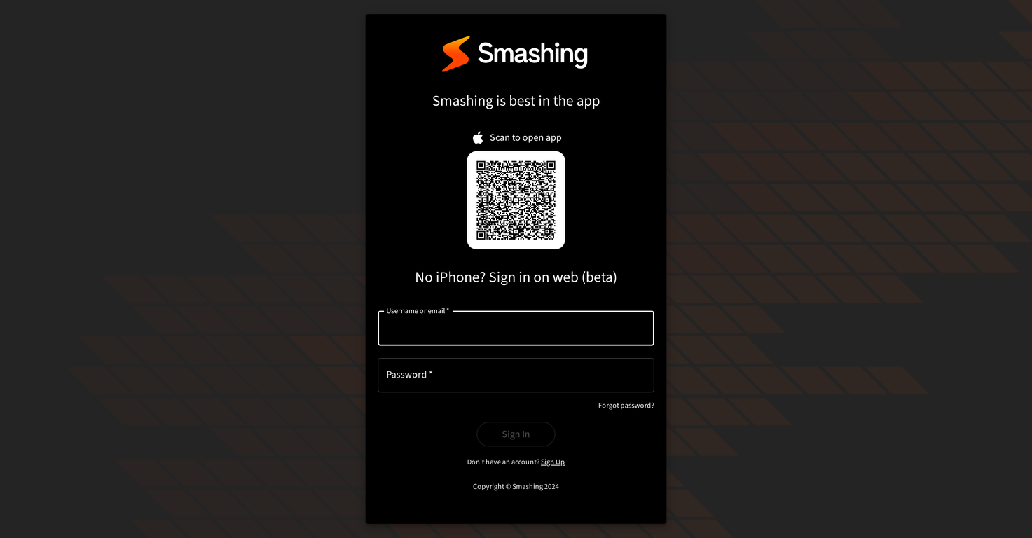 Smashing screenshot