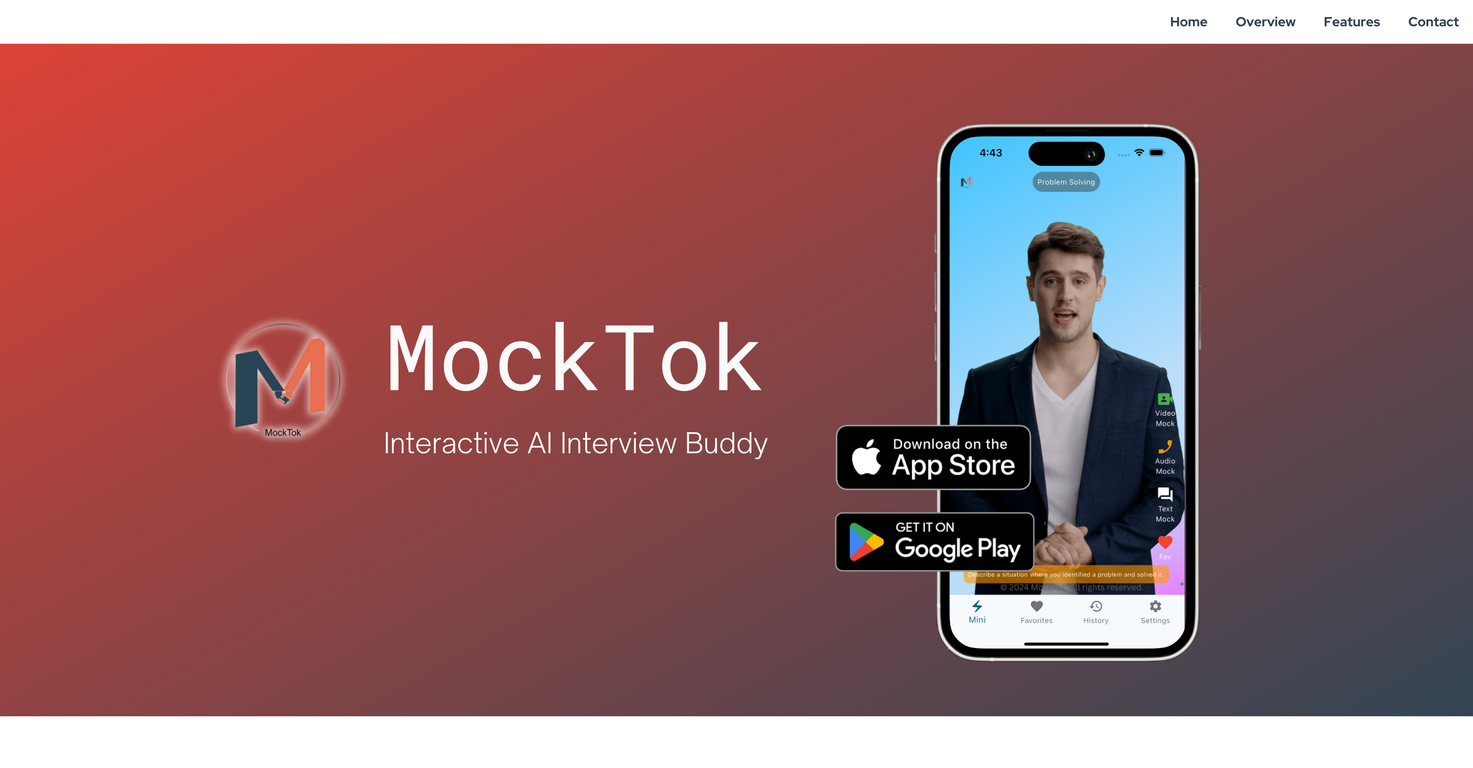 MockTok - AI Interviewer screenshot