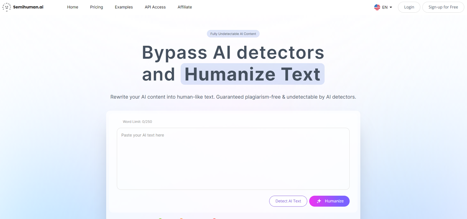 Semihuman AI screenshot