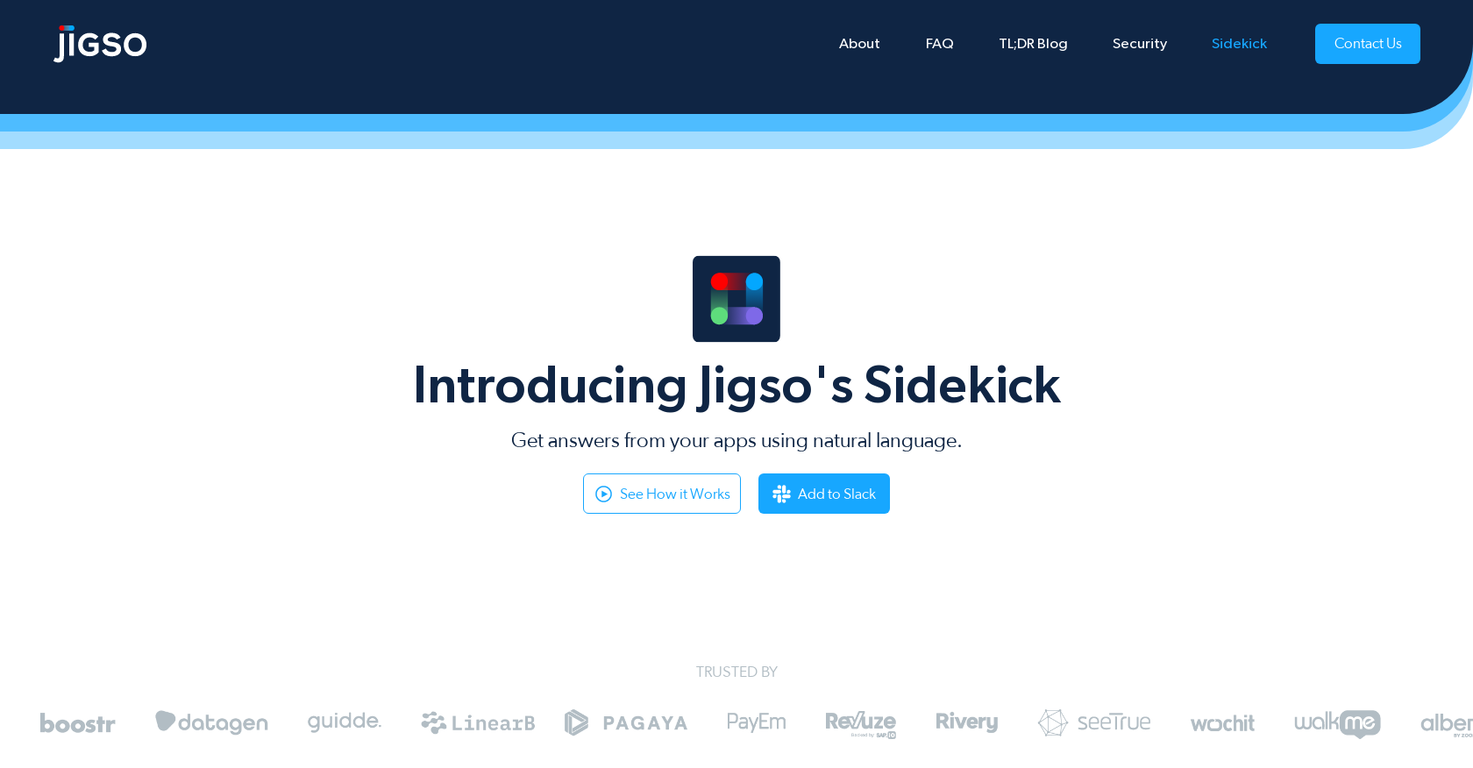 Sidekick by Jigso screenshot