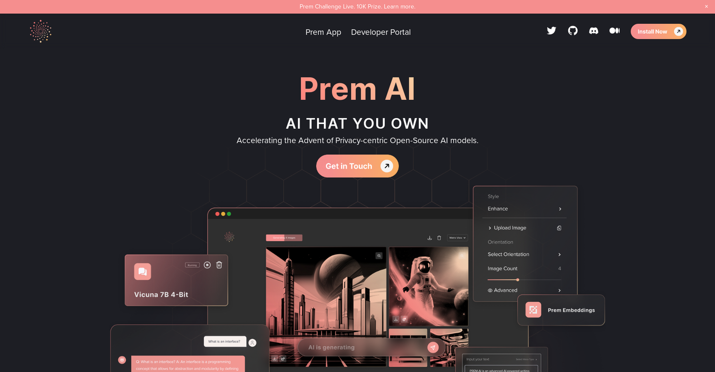 Prem AI screenshot