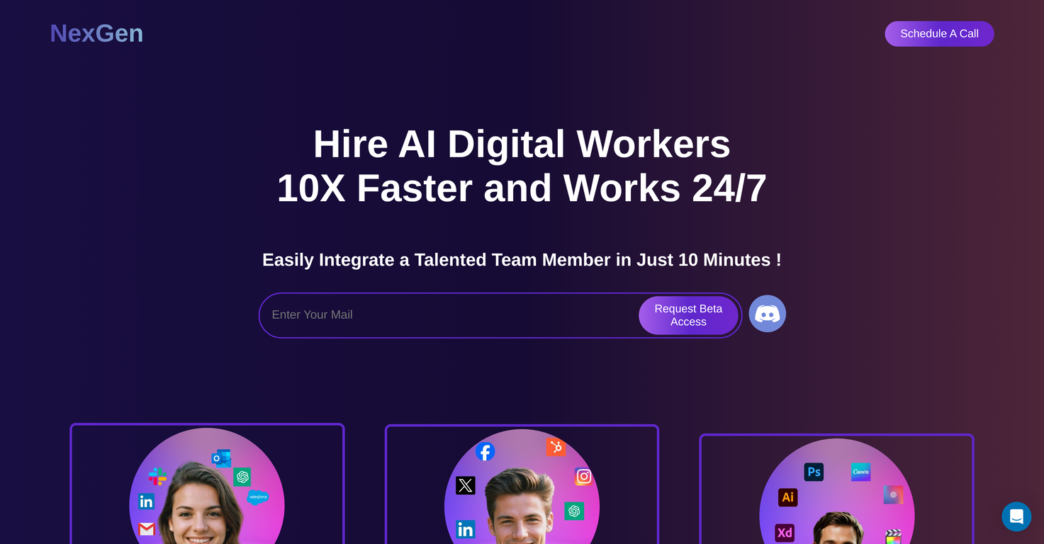 NexGenTeam screenshot