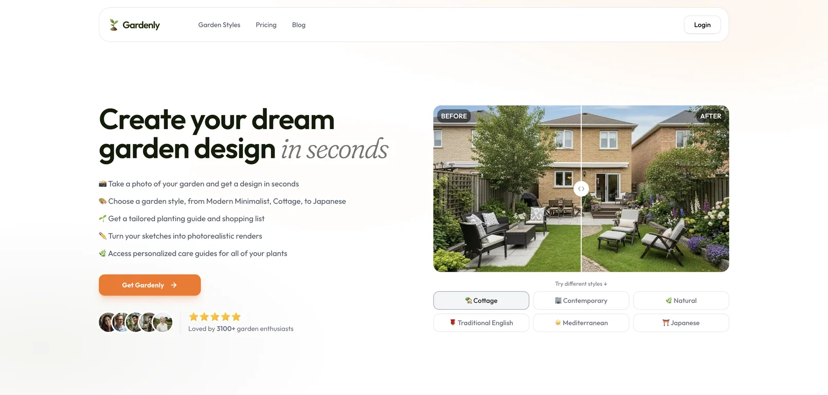 Gardenly screenshot