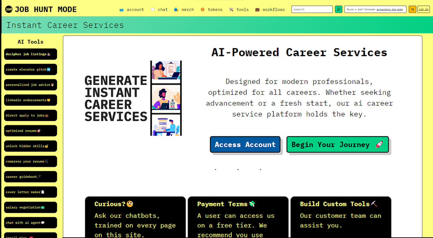 Job Hunt Mode screenshot