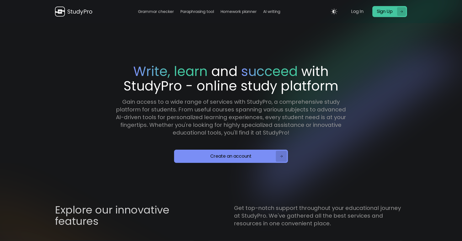 StudyPro screenshot