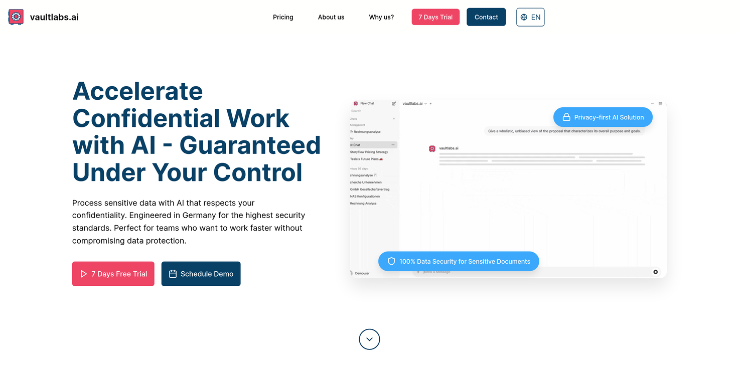 vaultlabs.ai screenshot