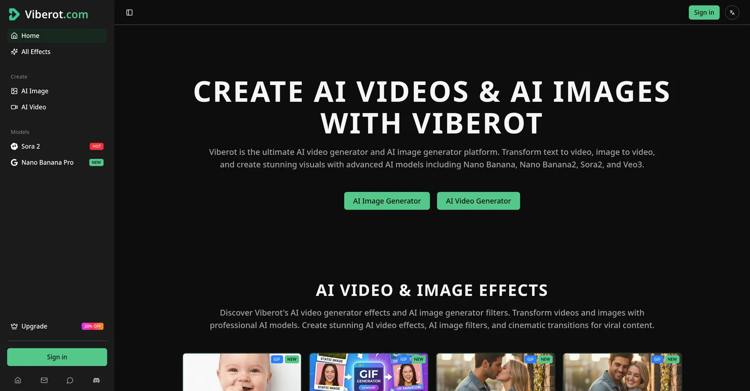 Viberot screenshot