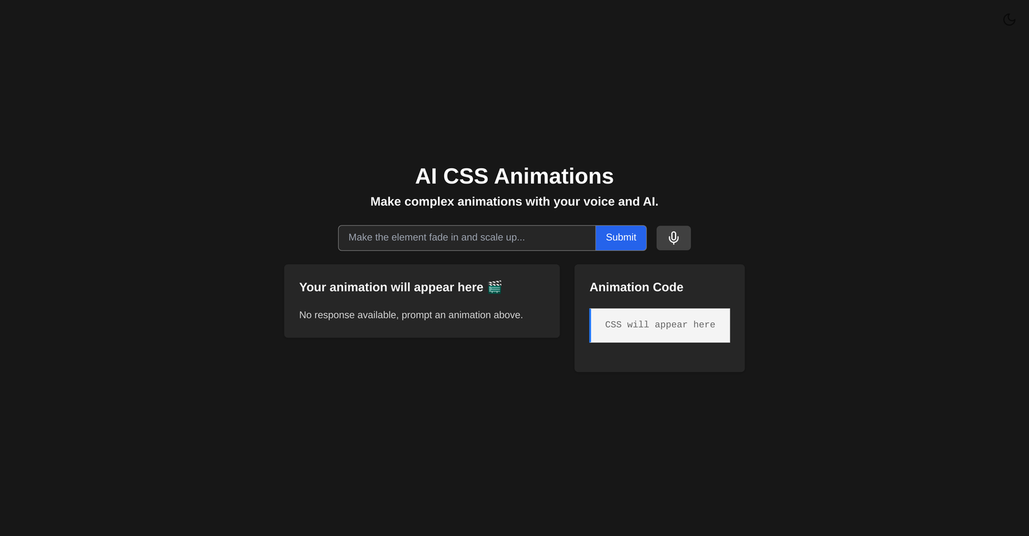 AI CSS Animations screenshot
