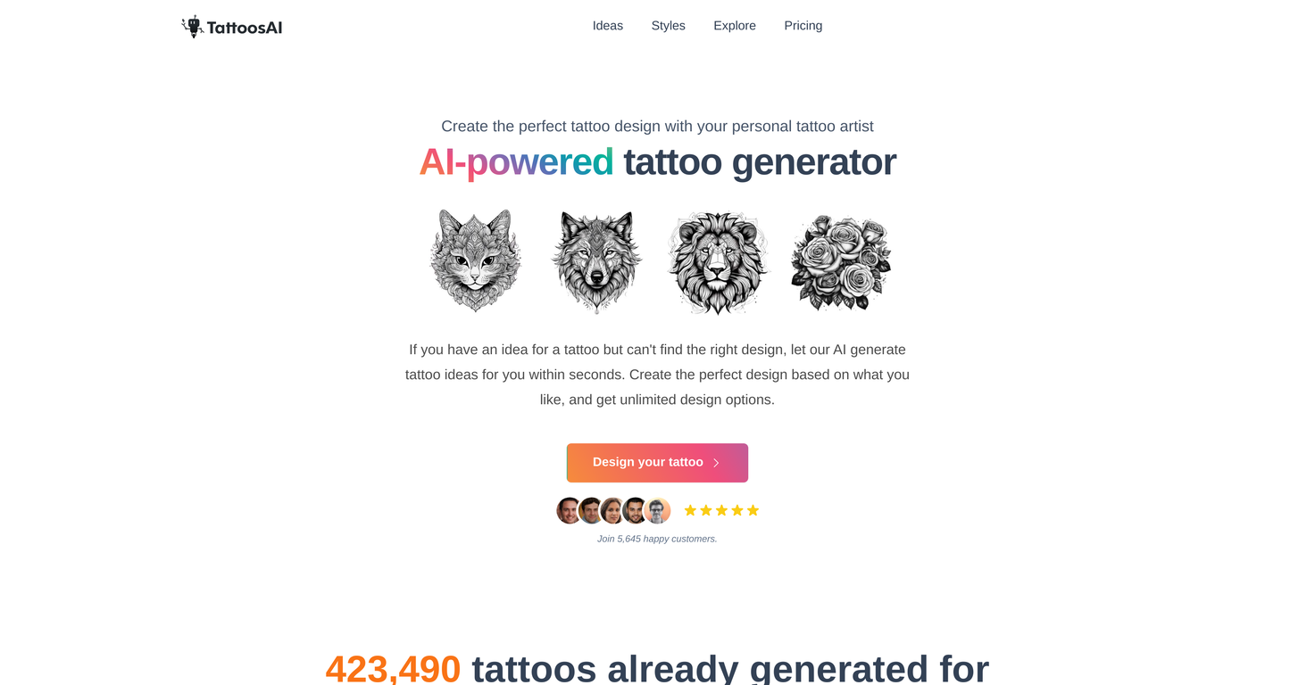 TattoosAI screenshot