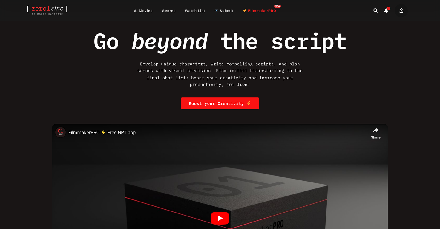FilmmakerPRO screenshot