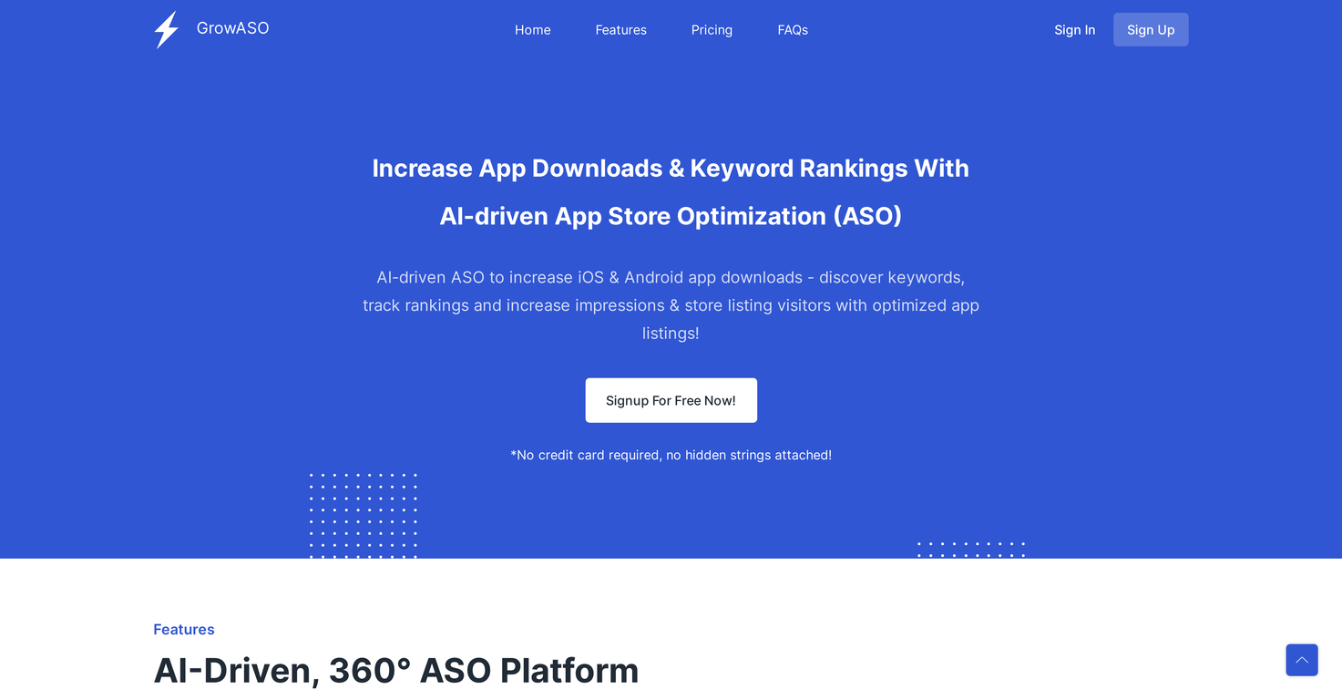 GrowASO - AI App Store Optimization (ASO) screenshot