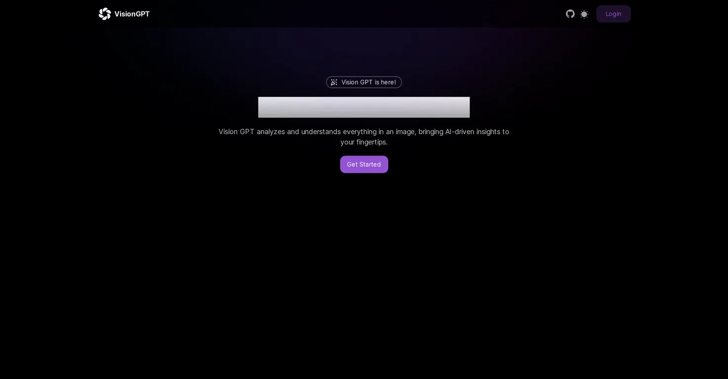 Vision GPT screenshot