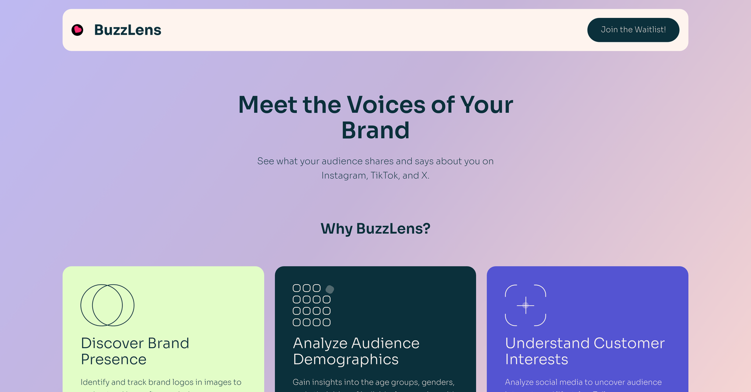 BuzzLens screenshot