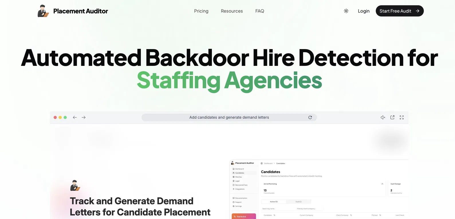 Placement Auditor screenshot