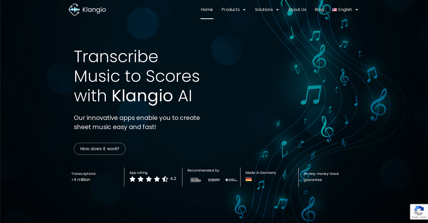Klangio screenshot