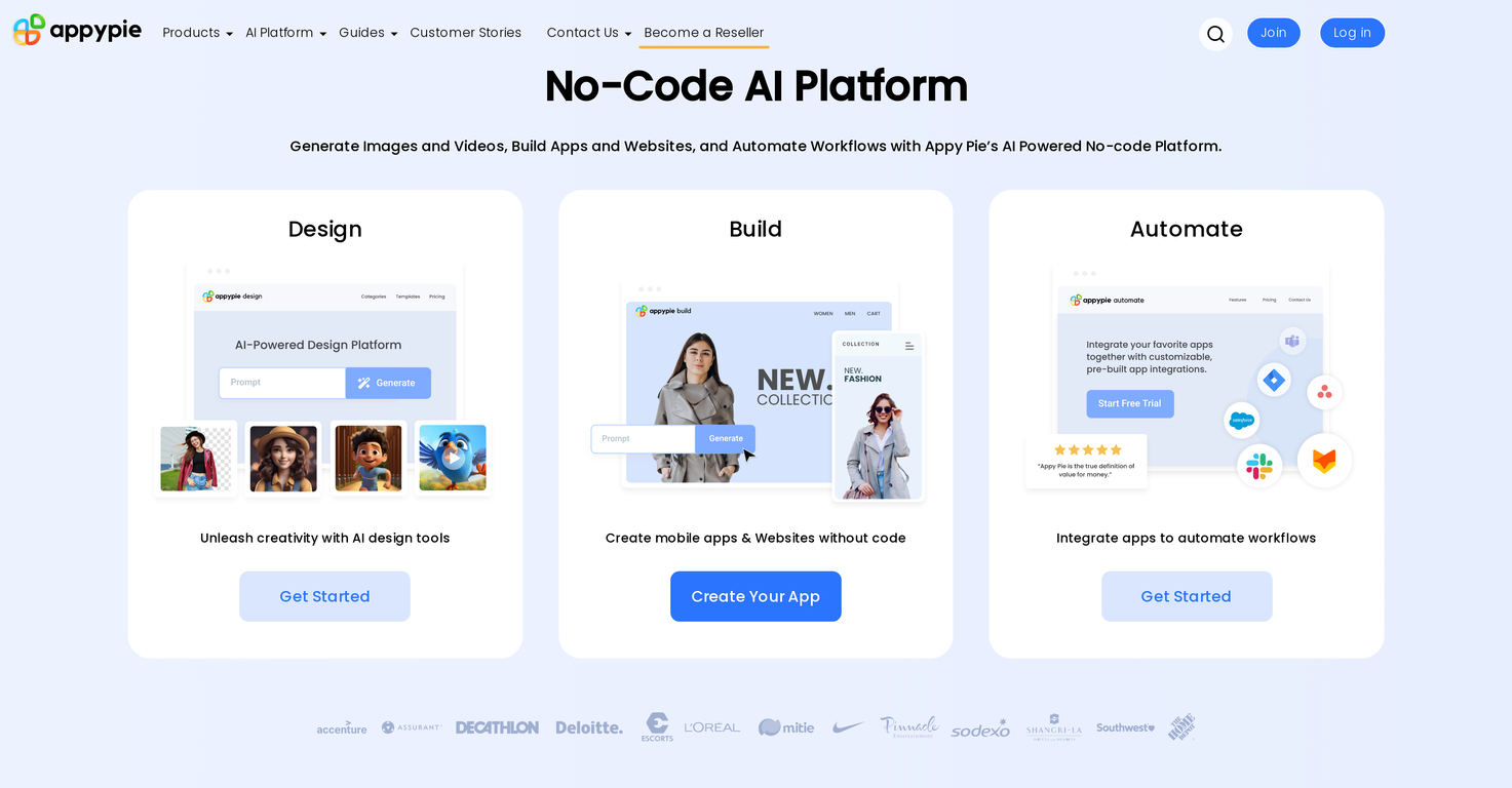 Appypie screenshot