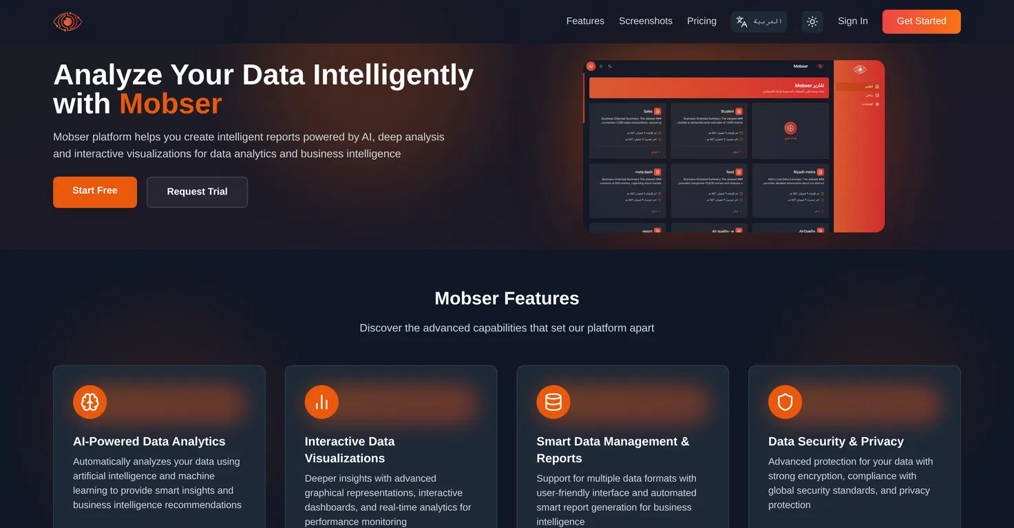 Mobser screenshot