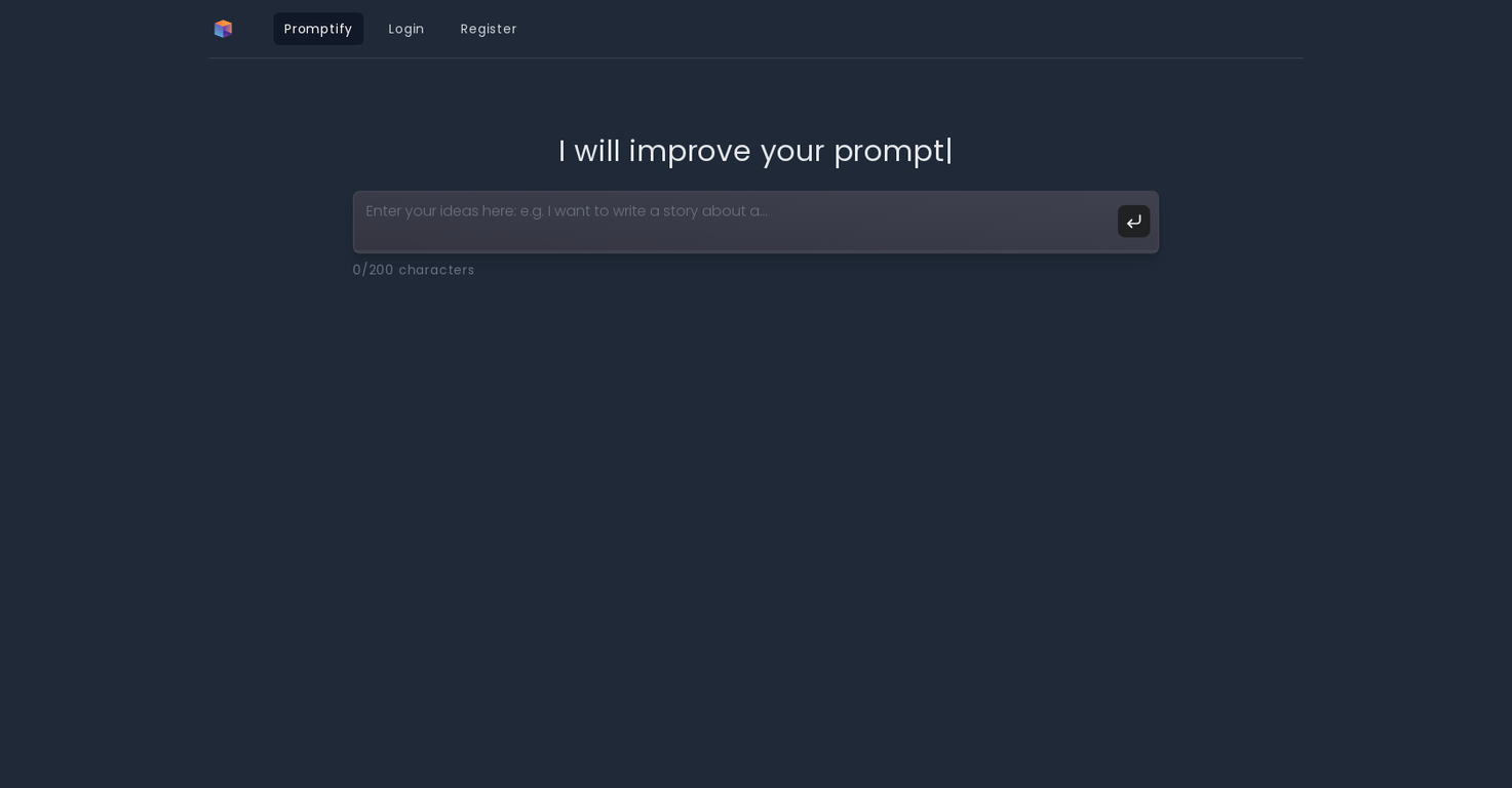 Promptify screenshot
