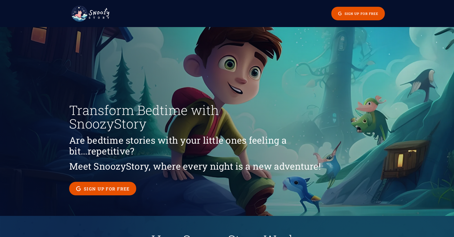 SnoozyStory screenshot