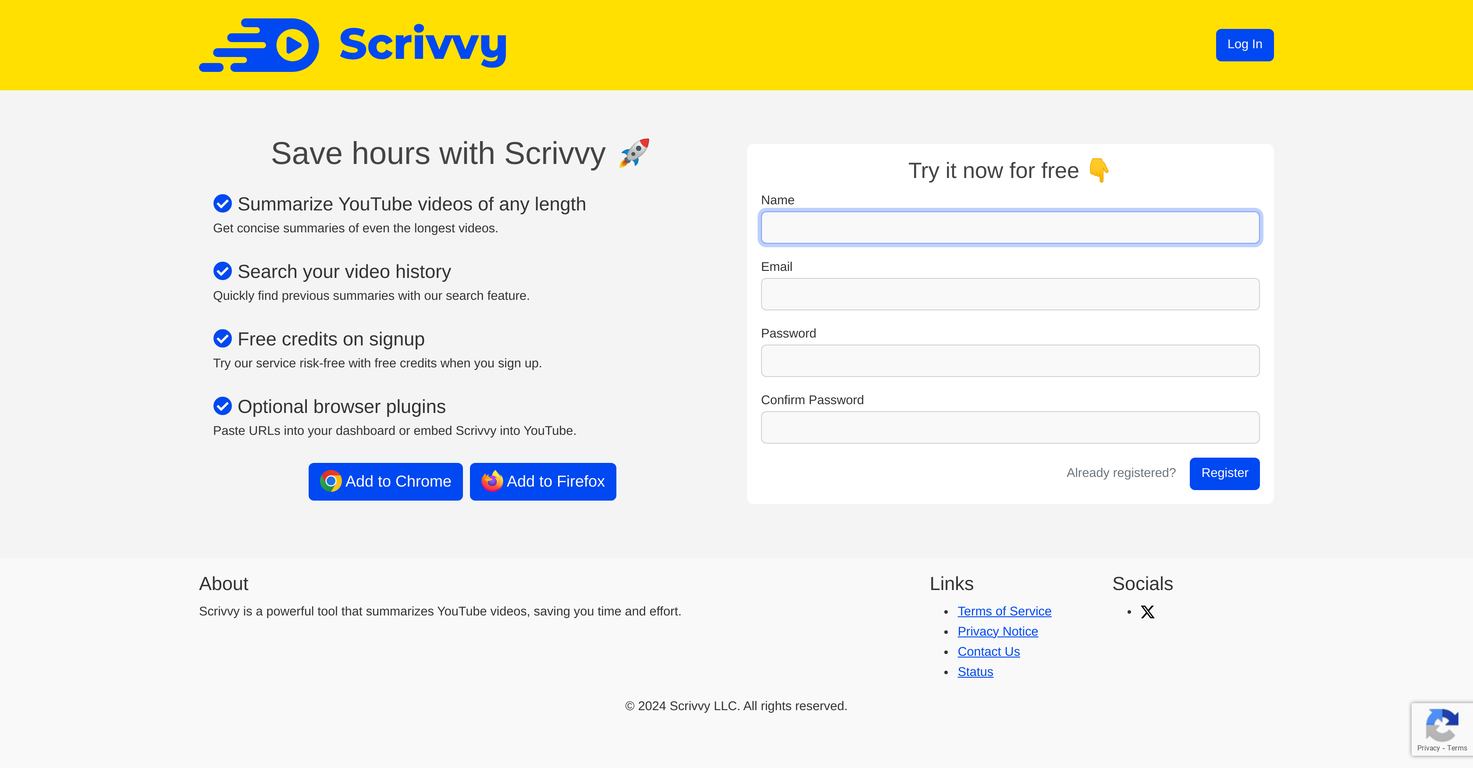 Scrivvy screenshot
