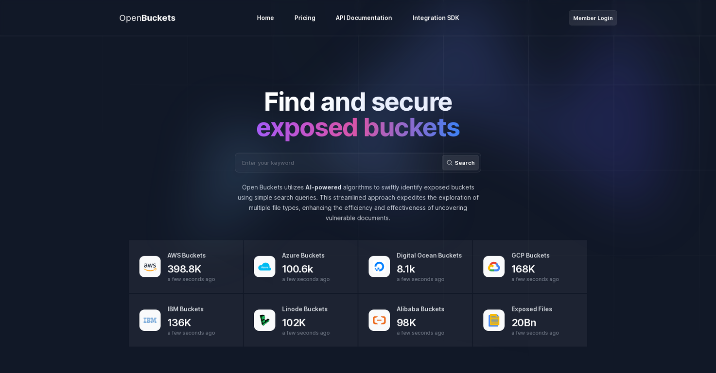 OpenBuckets screenshot
