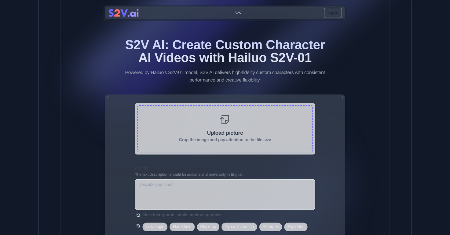 S2V screenshot