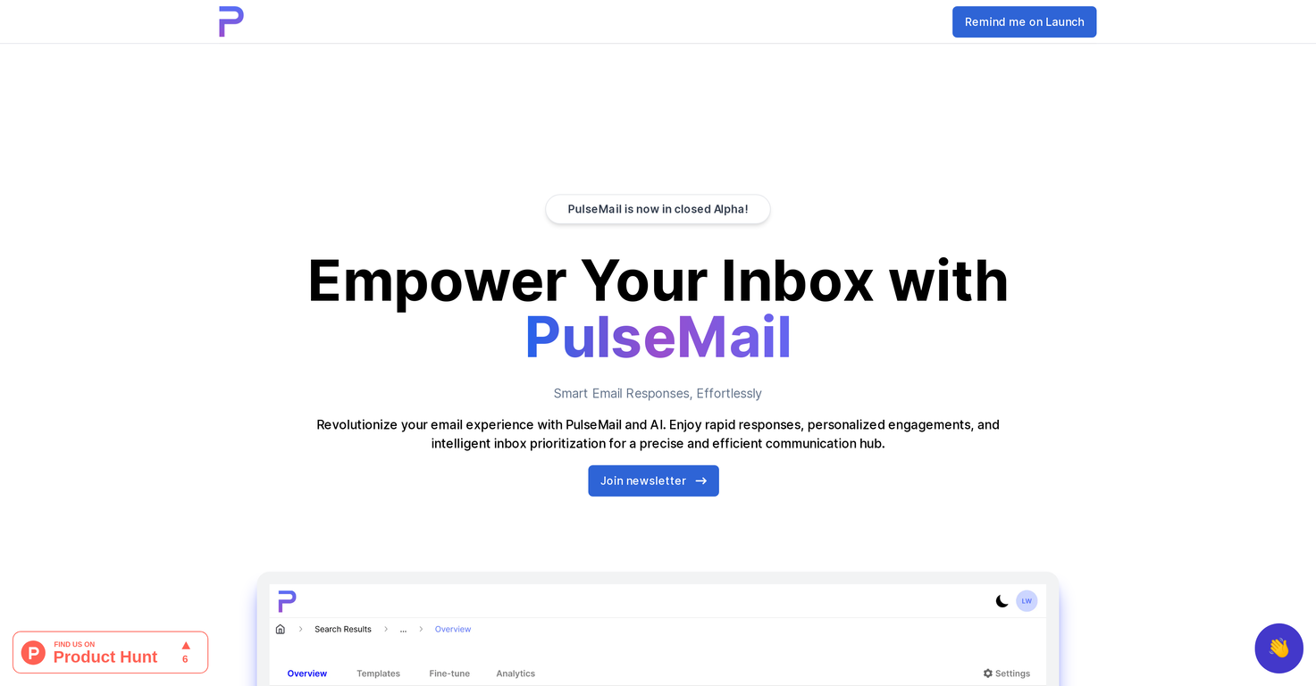 PulseMail screenshot