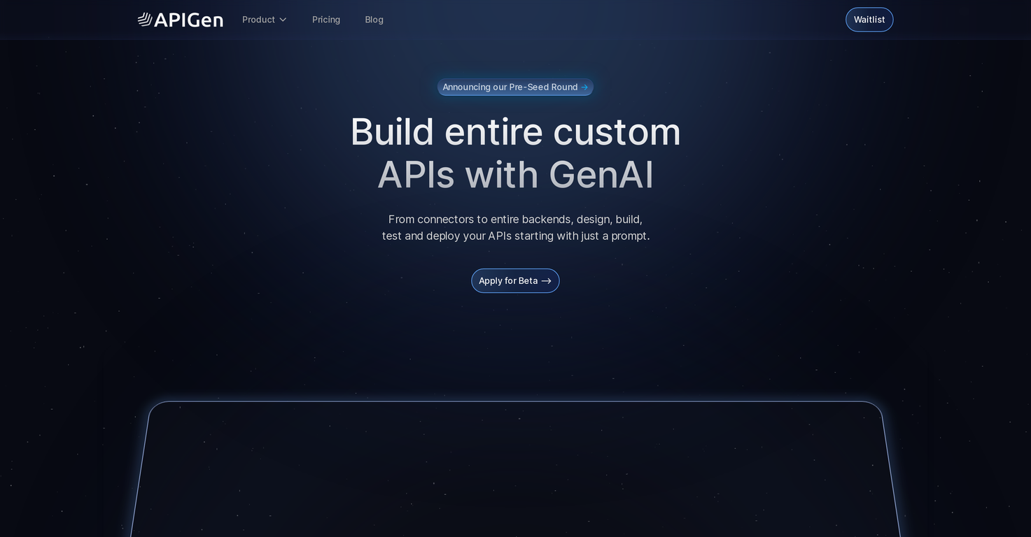 APIGen screenshot