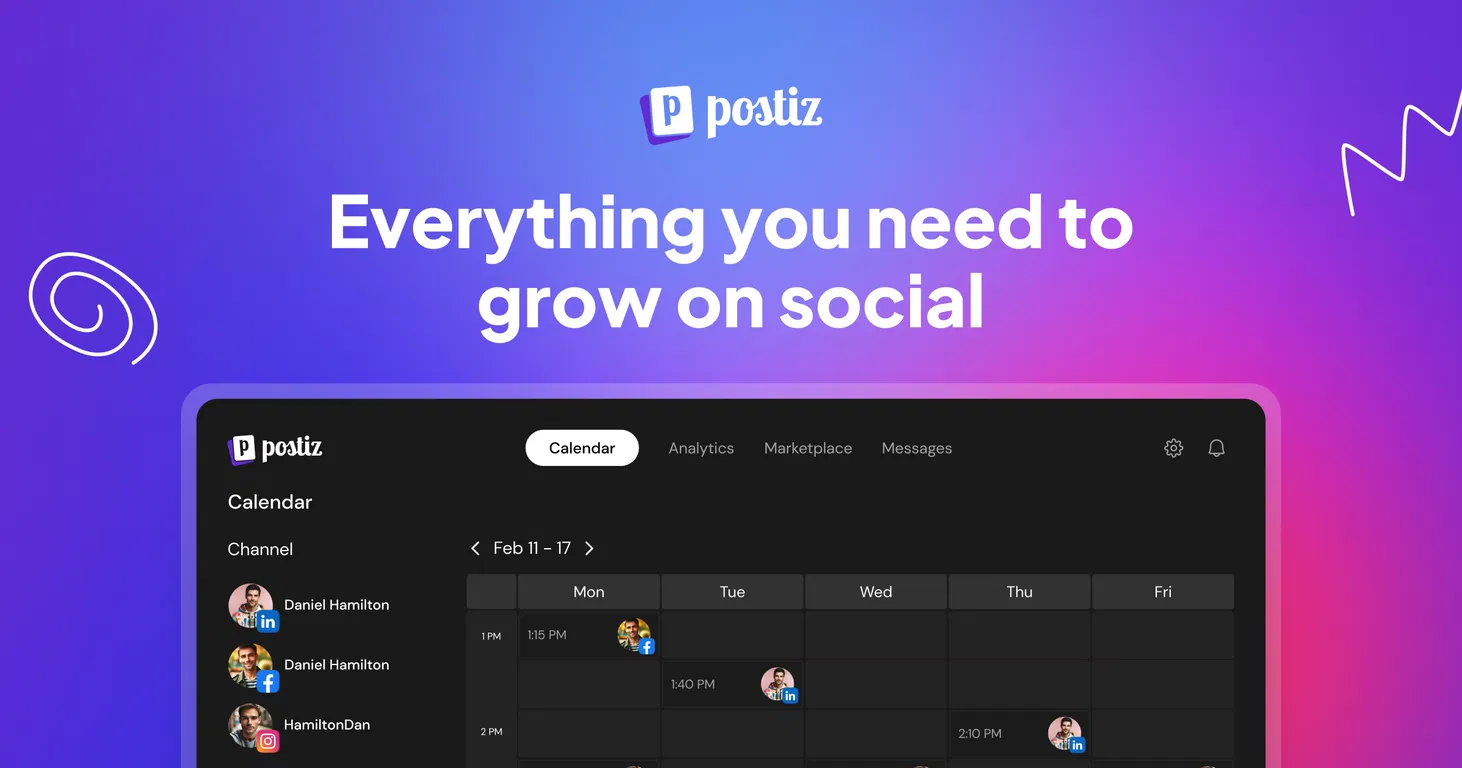 Postiz screenshot