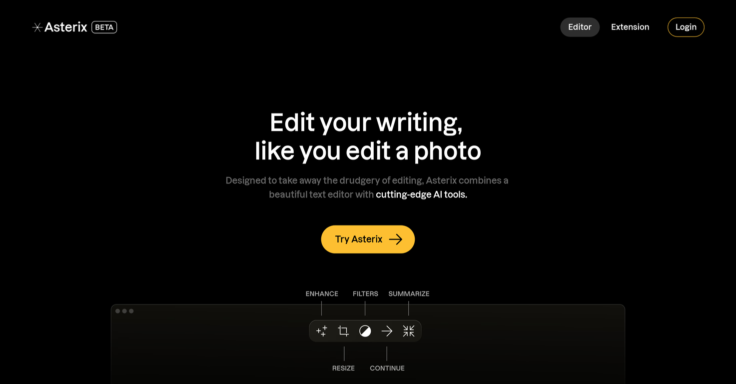 Asterix Writer screenshot