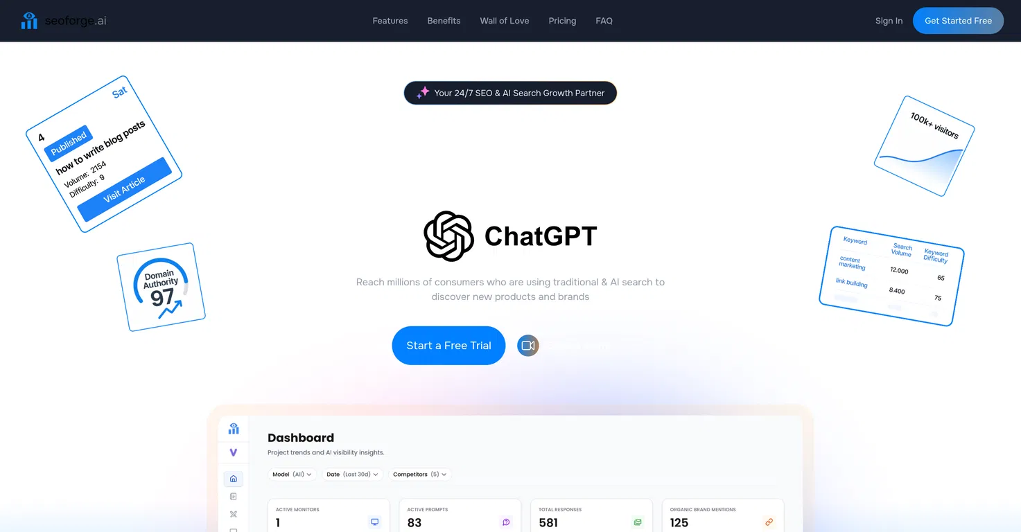 SEOForge.ai screenshot