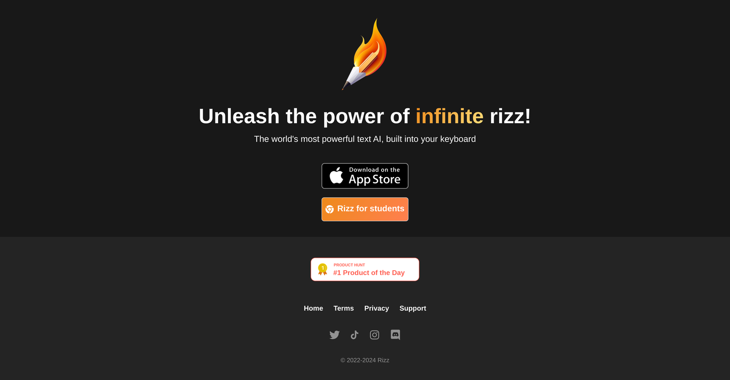 Rizz! Keyboard screenshot