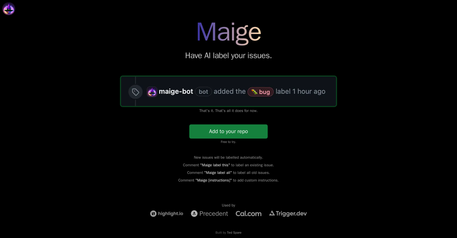 Maige screenshot