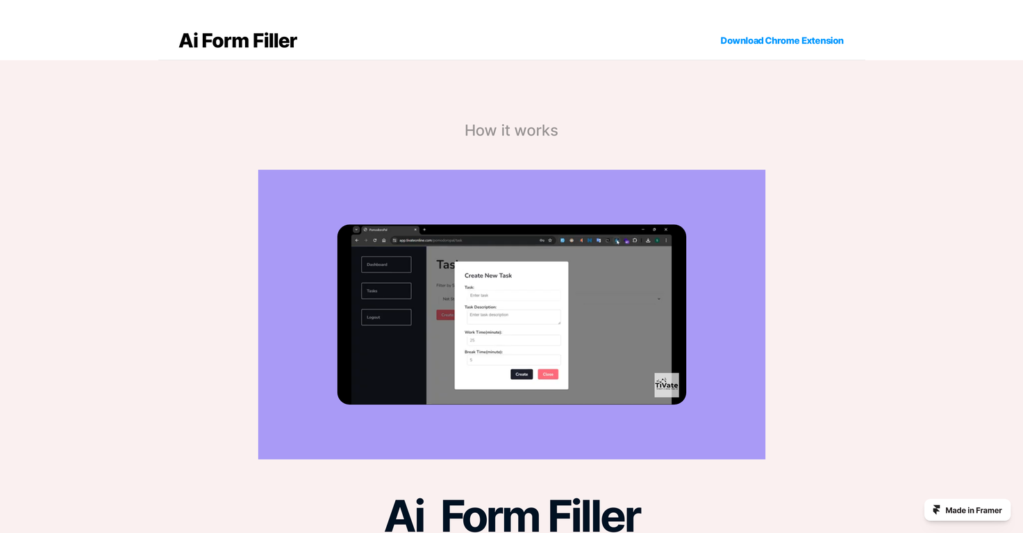Ai Form Filler screenshot