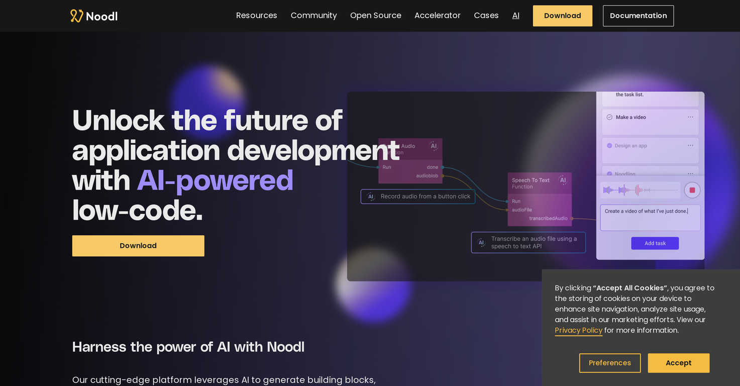 Noodl screenshot