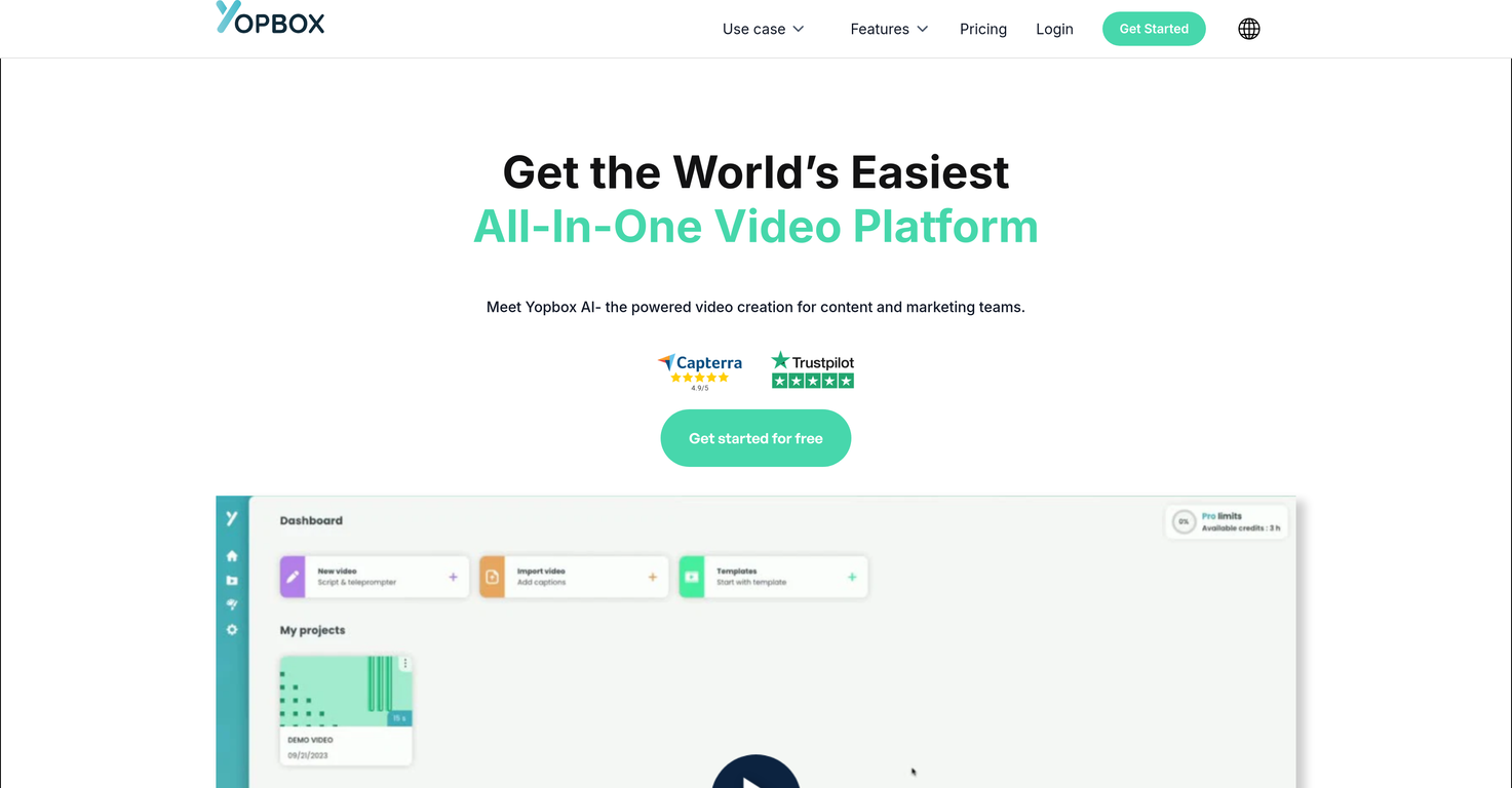Yopbox screenshot