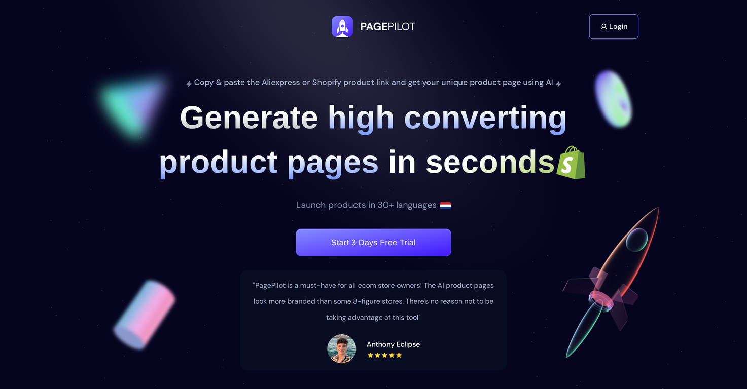PagePilot AI screenshot