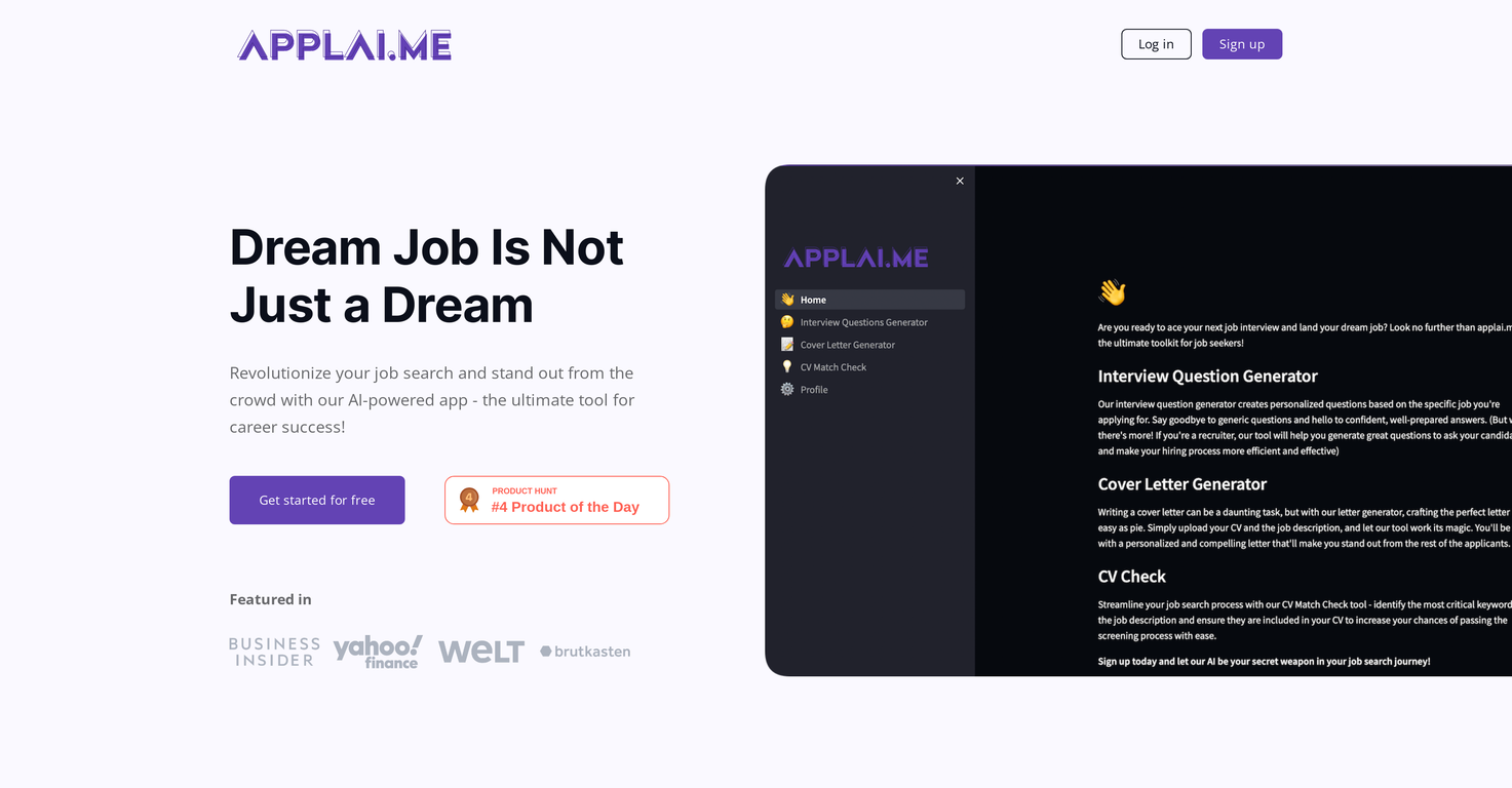 ApplAI screenshot
