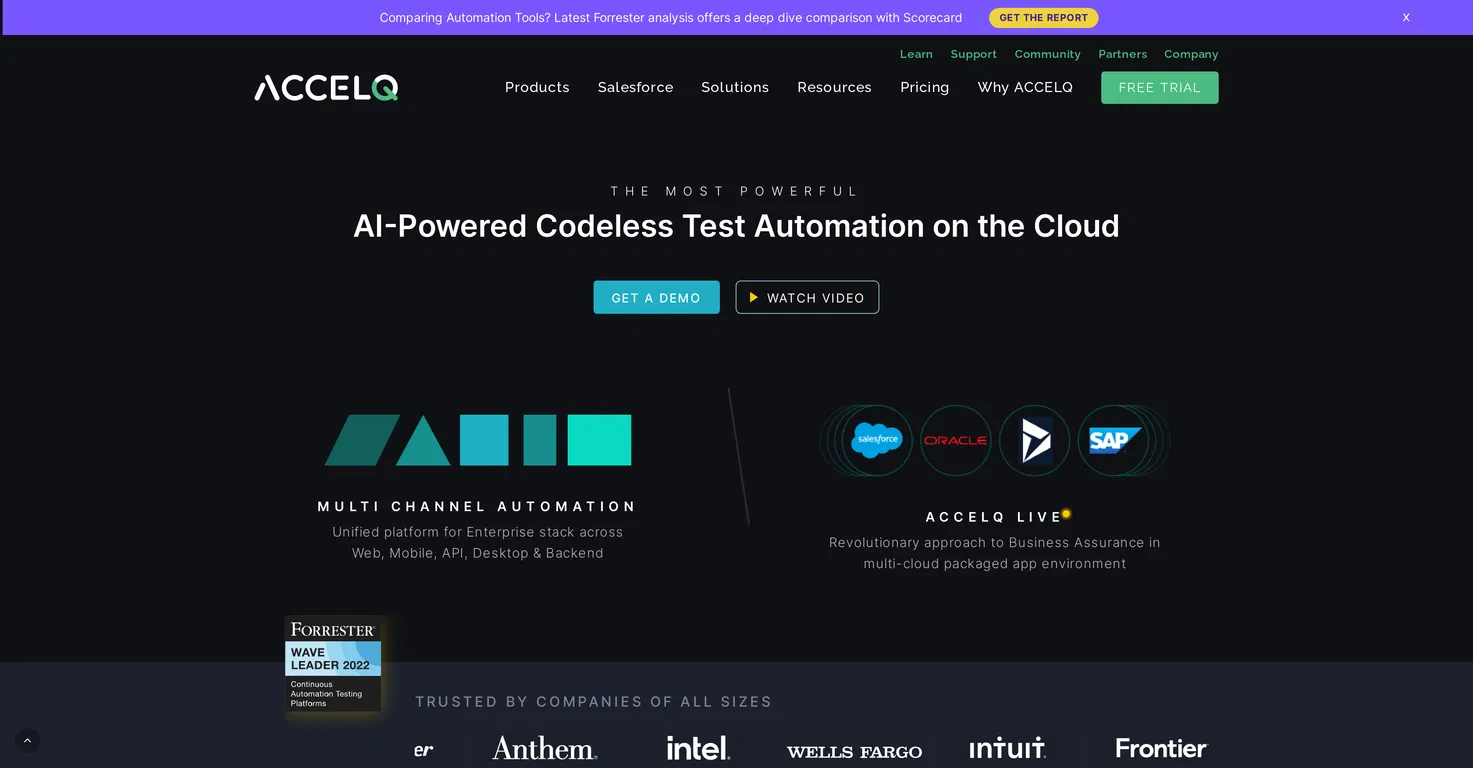 ACCELQ screenshot