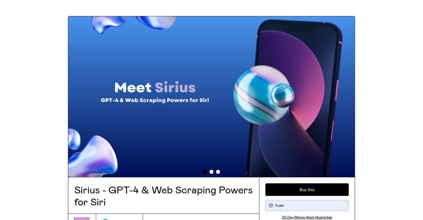 Sirius screenshot