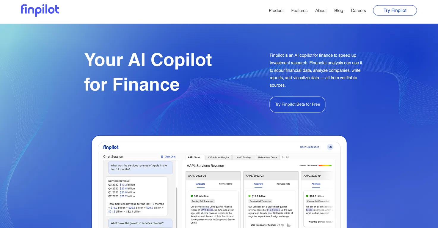 Finpilot screenshot