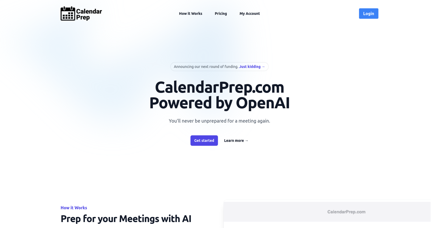 CalendarPrep screenshot